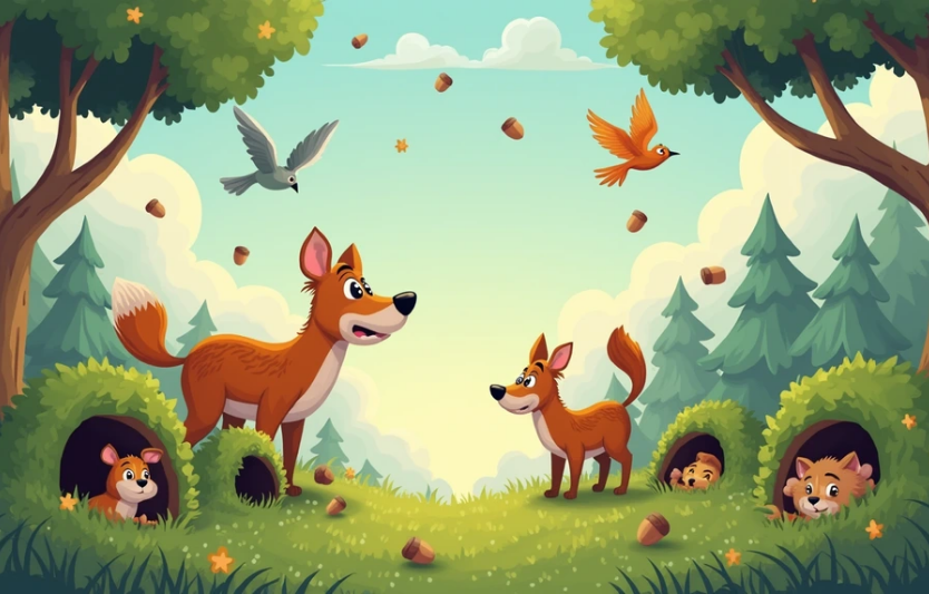 Злякані мешканці лісу